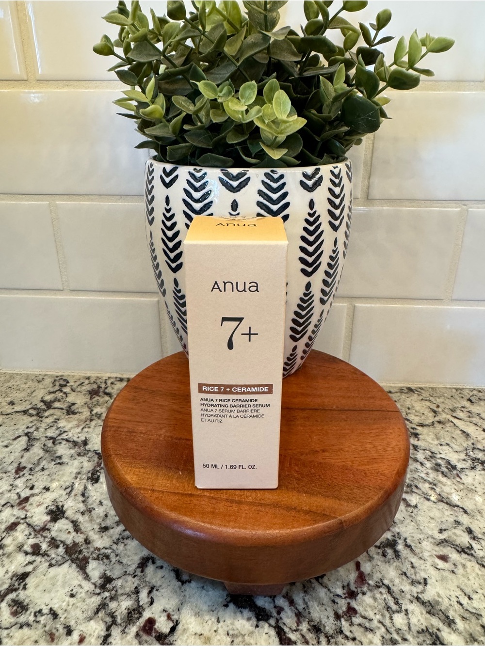 Anua 7+ Rice & Ceramide Hydrating Barrier Serum - Cream